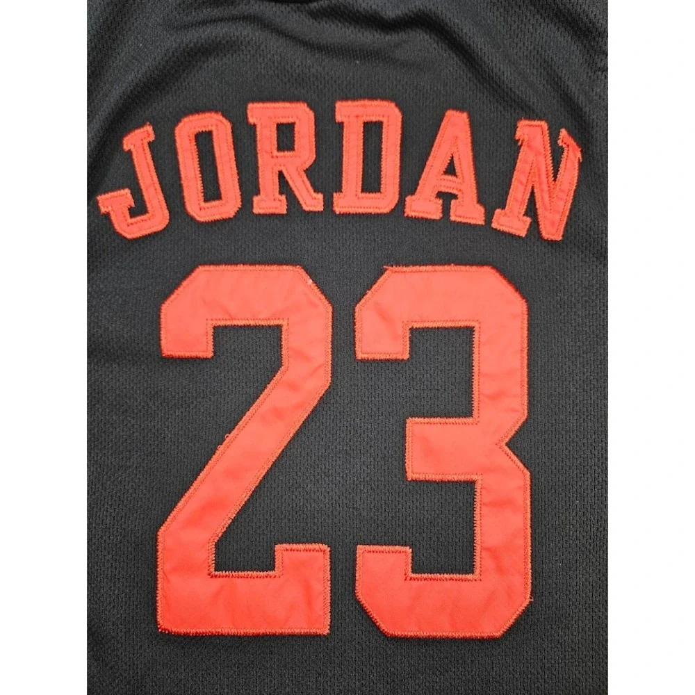 Nike Air Jordan Jersey Youth Large Black Michael 23 Fly Since 1982 Stitched